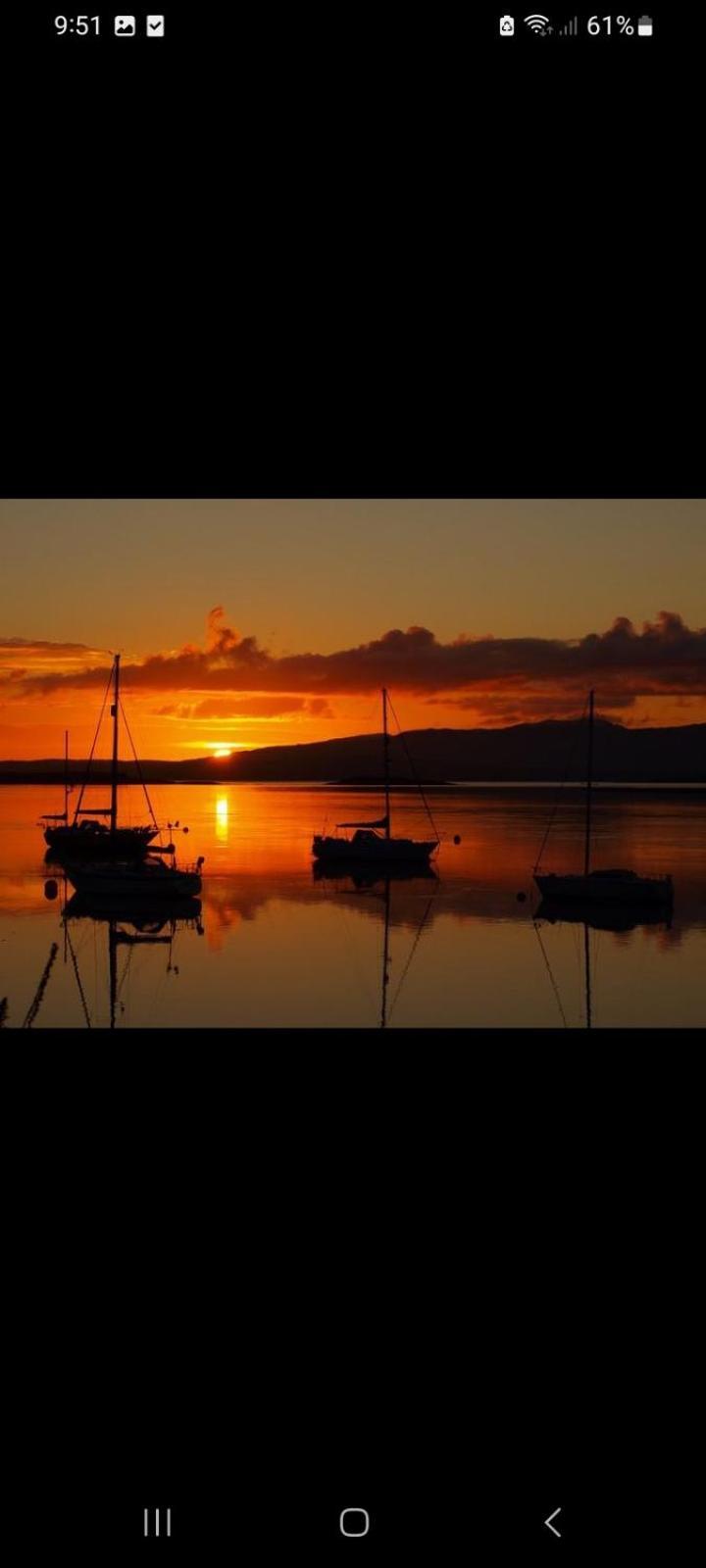 Panoramic Harbour View Apartment Oban Bagian luar foto